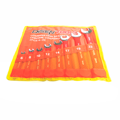 JUEGO LLAVES COMBINADAS 6/22mm (8 UNID)